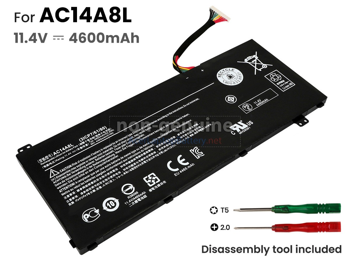 Acer AC15B7L(3ICP7/64/80) battery