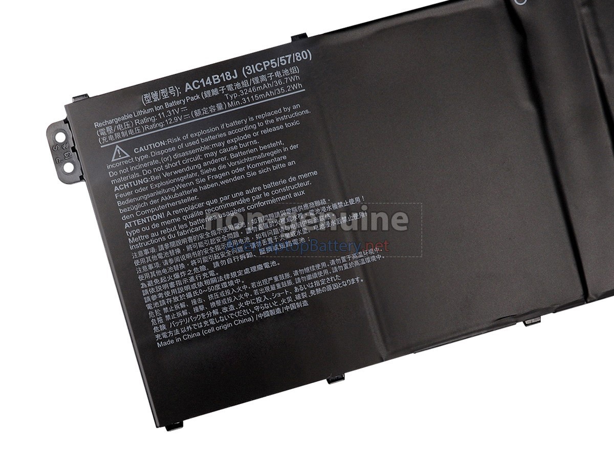 Acer Aspire 3 A315-55G-53SA battery replacement