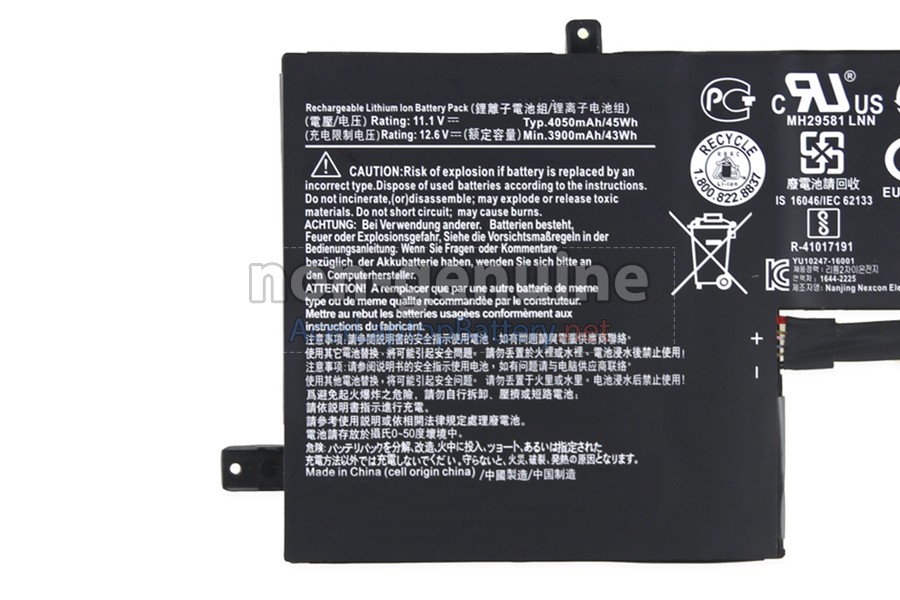 Acer Chromebook 11 N7 C731T-C9M4 battery