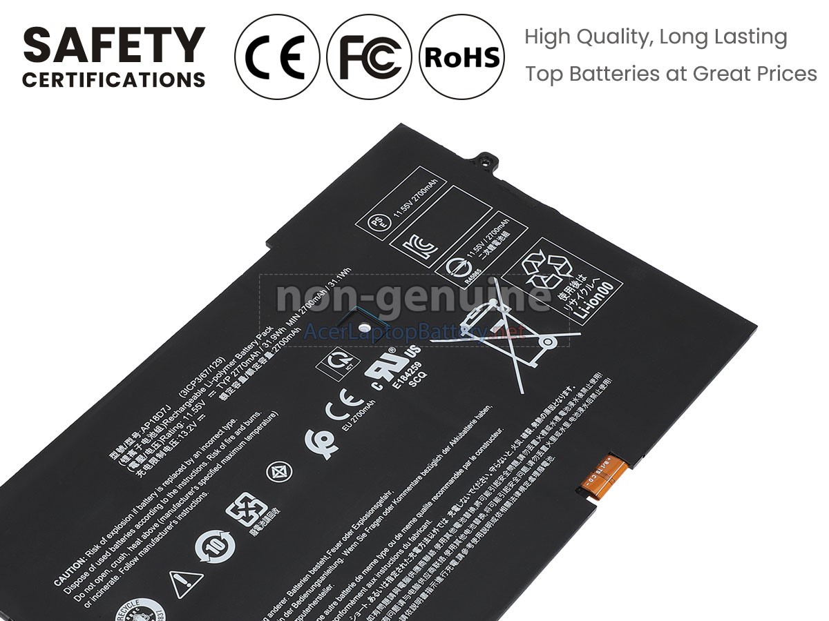 Acer SWIFT 7 SF714-52T-75R6 battery replacement
