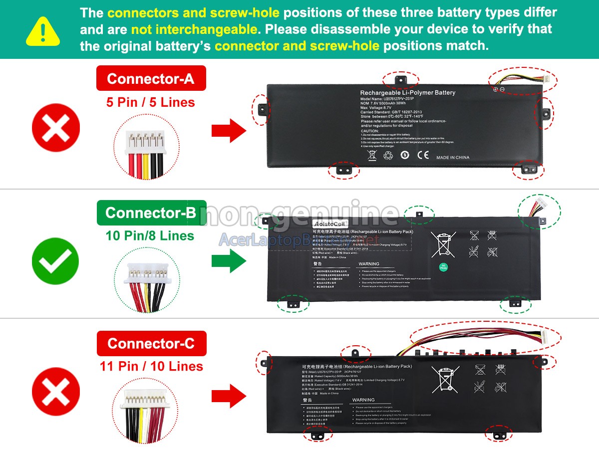 Gateway 4886280P battery replacement