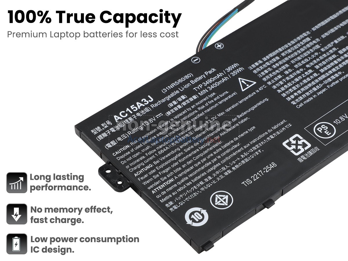 Acer AC15A3J(3INP5/60/80) battery