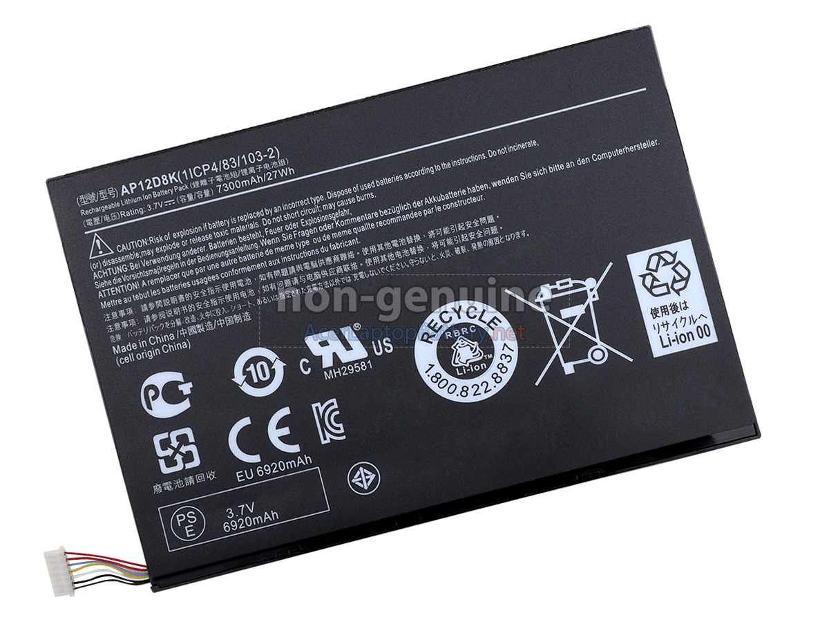 Acer Iconia Tab W510 battery