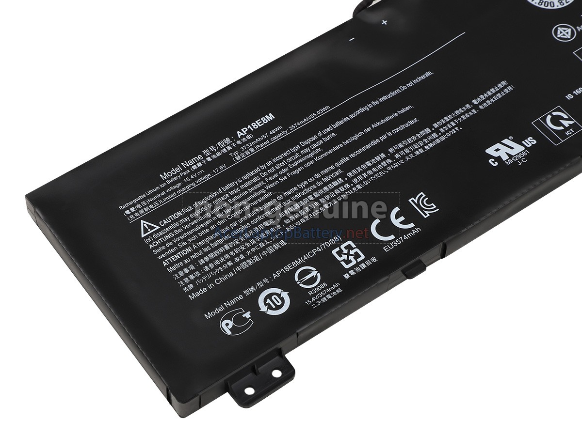 Acer Predator HELIOS 300 PH315-52-730P battery