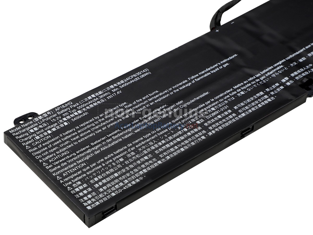 Acer Predator TRITON 500 PT515-52-71K5 battery replacement