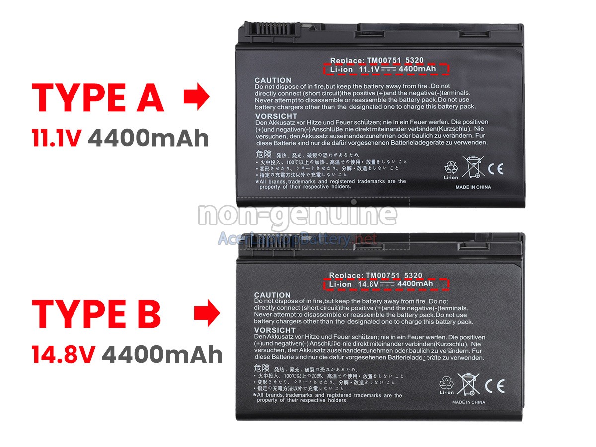 Acer TravelMate 5520-5424 battery